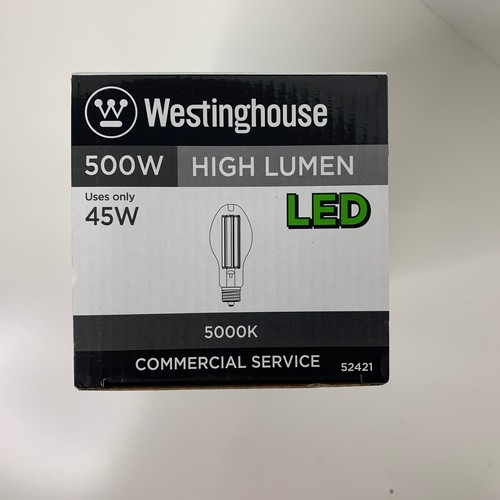 (2) Westinghouse 52421 45 Watt ED28 5000k 120-277V 500W High Lumen Filament LED - Picture 6 of 7