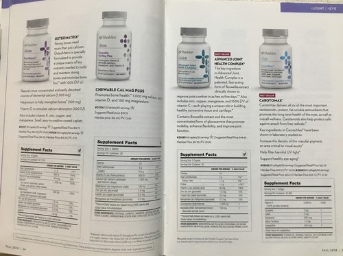 Shaklee Reference Guide Fall 2018 Life Without Compromise Essential Nutrition - Picture 8 of 12