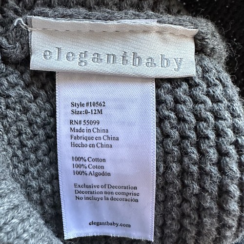 Elegant Baby Winter Blue Pom Pom Hat For Baby Boy 0 To 12 Months - Picture 5 of 5