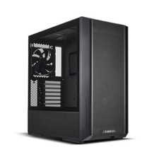 LIAN LI LANCOOL 216-X windowed side panel tempered glass Mid tower Case Black
