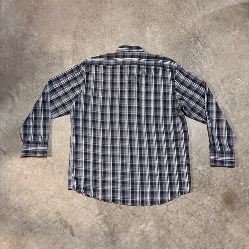 Bogari Shirt Mens XL Long Sleeve Button Down Black Plaid XL - Picture 11 of 19