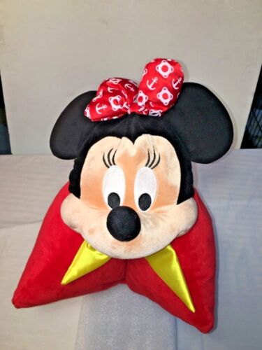 Disney Minnie Mouse Pillow Pet Large 18” Plush Disney Parks Stuffed Animal EUC - Picture 10 of 12