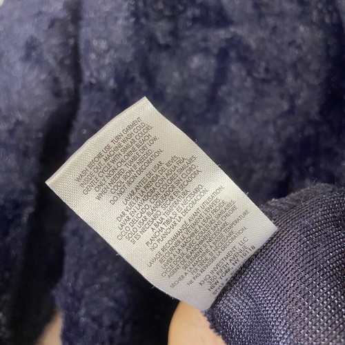 Juicy Couture Sweater Top Girls Sz 6X Long Sleeve Faux Fur Navy Blue Preppy Soft - Picture 5 of 7