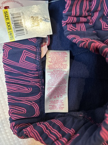 NWT Juicy Couture Girls Winter Sweatpants Blue Pink Size XXS (4/5) Warm - Picture 9 of 9