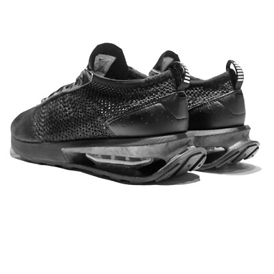 Nike Air Max Flyknit Racer Triple Black Running Sneakers 