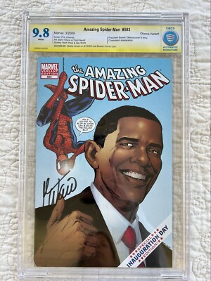 アメージングスパイダーマン #583 オバマ 1st print Marvel Amazing Spider-Man Issue #583 Comic 4th Printing