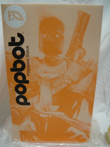 SIDESHOW EXCLUSIVE AP POPBOT and KITTY 15" Tall POLYSTONE STATUE By Ashley Wood - Picture 5 of 10