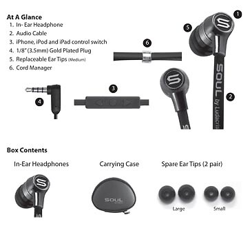 SOUL by Ludacris SL49 Ultra Dynamic In-Ear Headphones Xmas Sale - Picture 8 of 8