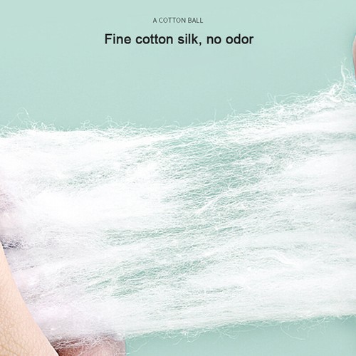100Pcs Nail Polishing Remover Cotton Ball Make Up Nail Polish Remover Absorb _xi - Picture 10 of 12