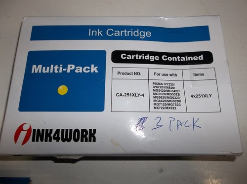 COMPATIBLE Ink 250/251 XL Canon Printer Compatible Ink Cartridges 7 Pack - Picture 4 of 5