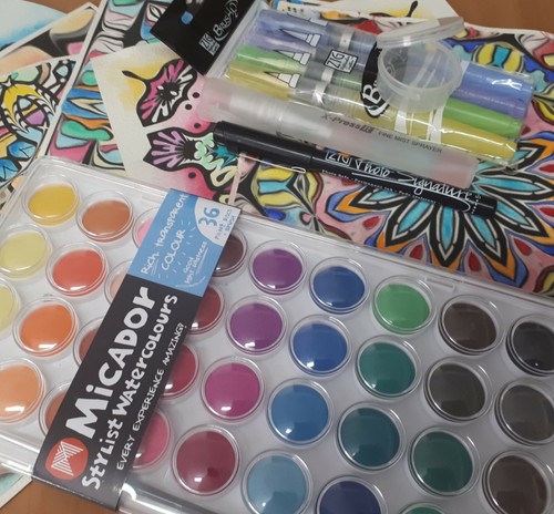 Watercolours, H20 Brushes, Mist Sprayer - Your Choice or Buy All - Picture 15 of 19