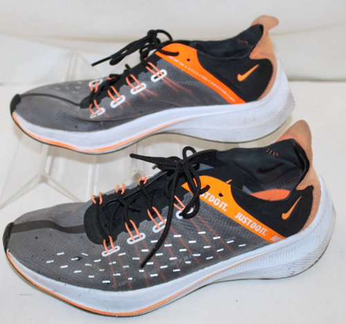 Nike EXP-X14 SE Just Do It Mens 10.5 Black Orange Athletic Sneakers Shoes - Picture 2 of 16