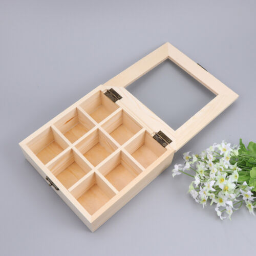 Teebeutel Kasten Box Holzbox Für Aromatherapie-Öle Geschenkidee Kaffeeliebhaber - Bild 7 von 12