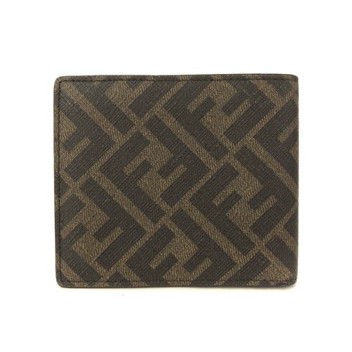 FENDI Zucca PVC Leather Bifold Wallet Brown/8BF0192 - Picture 4 of 8
