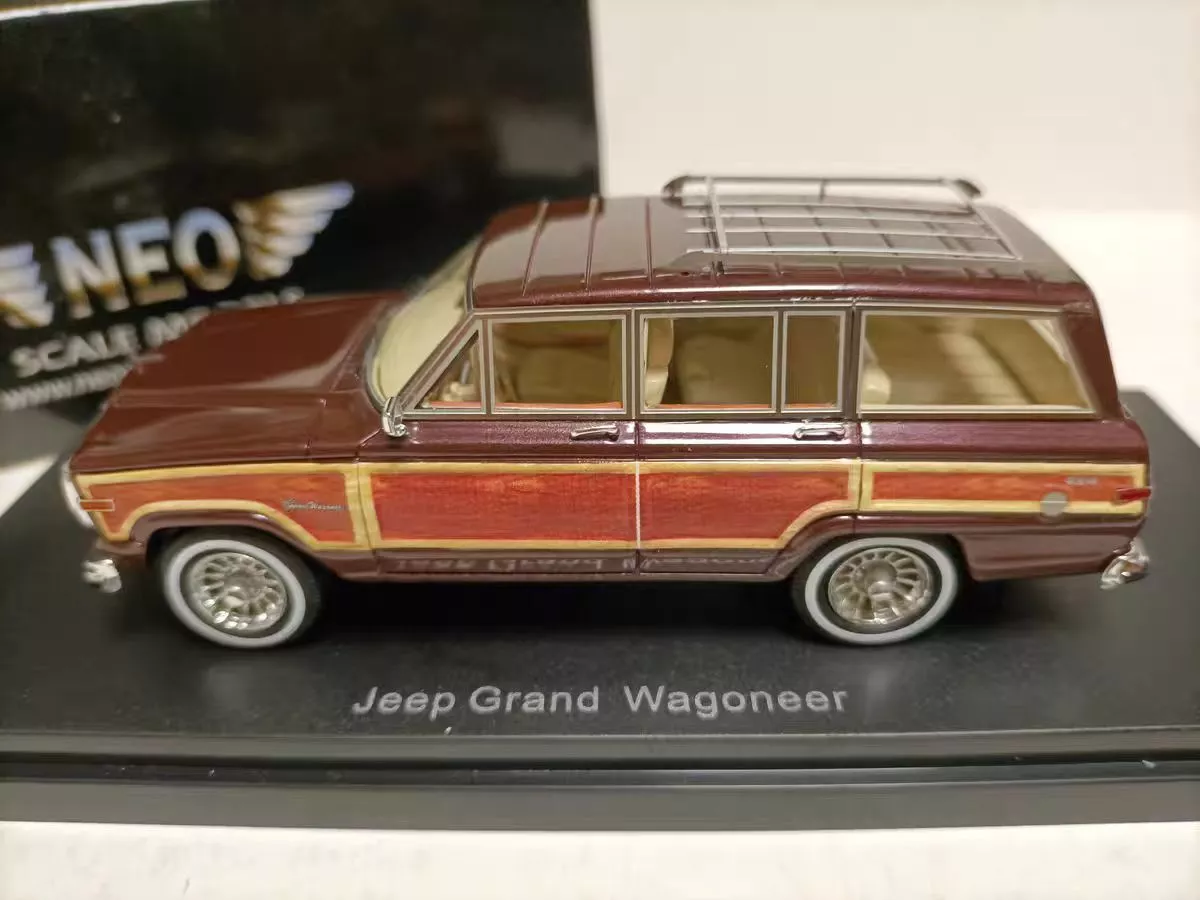 Neo Resin Model 1/43 Jeep Grand Wagoneer Brown Woody 1989 | eBay