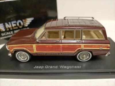 Neo Resin Model 1/43 Jeep Grand Wagoneer Brown Woody 1989 | eBay
