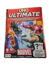 UNO Ultimate Marvel Card Game 2022 NEW 4 Chase Foil Cards 1st Edition