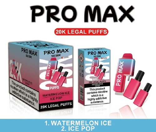 Pro Max SG20K 20000 Puffs Disposable Vape - Long-Lasting, Smooth, Premium E-Cig - Picture 13 of 19