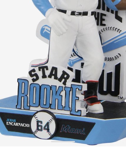 Jerar Encarnacion Miami Marlins Star Rookie Prospect Bobblehead #’d to 72 - Picture 3 of 5