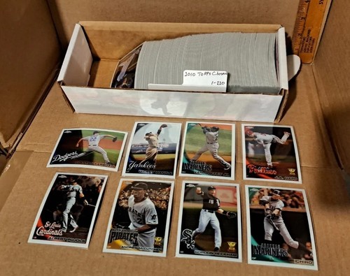 Topps 2010 cromo béisbol 1 - 220 más 4 juegos CL + Topps Town + Topps ATTAX LP - Imagen 1 de 7