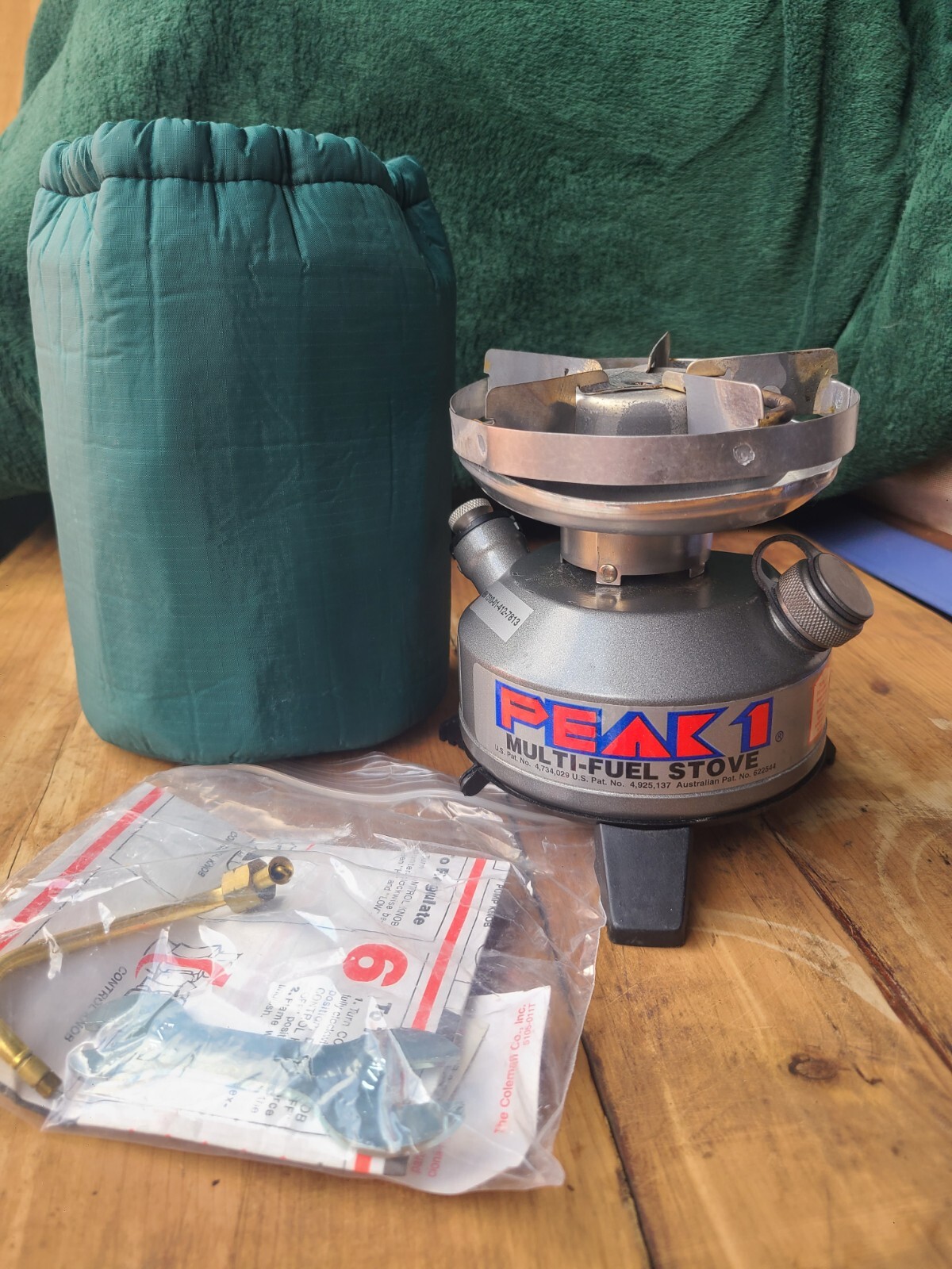 VINTAGE COLEMAN PEAK 1 MULTIFUEL MODEL 550B CAMP STOVE eBay