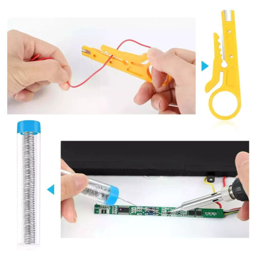 2.5mm Desoldering wick Braid No-clean Solder Stand Iron wick Sucker Kit - Picture 3 of 12