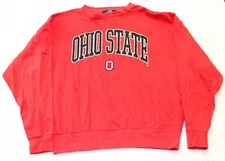 Ohio State Football Vintage Mens Sweatshirt Pullover Red XL J America Sportswear