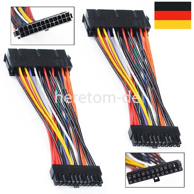 2*24P SFF ATX PSU 24-Pin to Mini 24Pin Adapter for Dell Optiplex 760 780 960 980