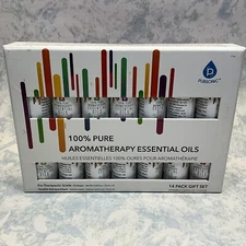 Pursonic Aromatherapy Essential Oils 14 Pack Set - New