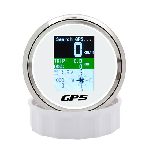 85mm Digital GPS Speed Gauge Speedometer Odometer For Car Boat km/h mph knot - Foto 8 di 15