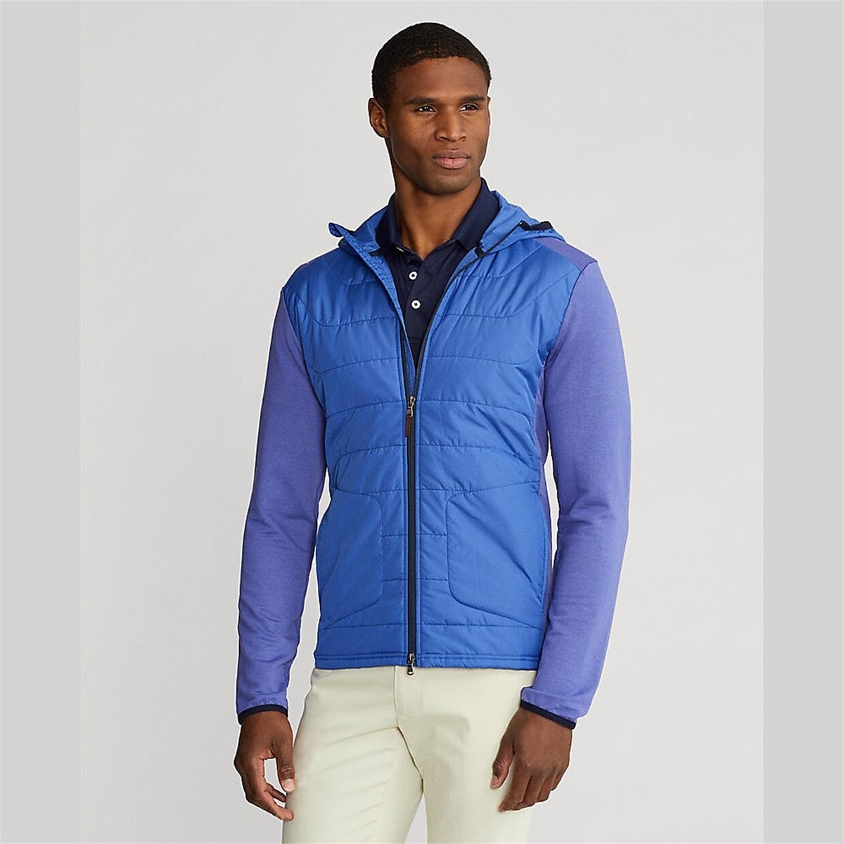 RLX Golf Full Zip CoolWool Hoodie Outerwear in Liberty Blue XXL LIBERTY BLUE eBay