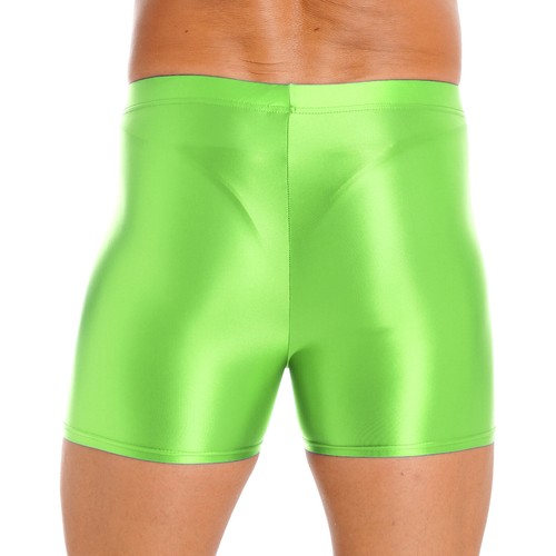 Mens Mid Waist Shorts Glossy Sports Bottoms Swimsuit Swim Trunk Swimming AU - Picture 58 of 97