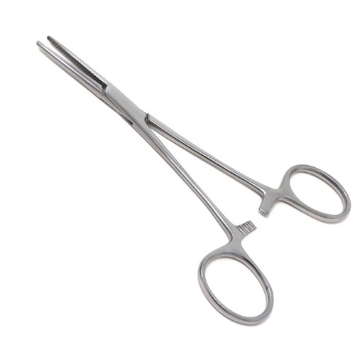 Mini alicates de nariz serrados largos rectos de 5-1/2" artesanos joyería soporte para cortador - Imagen 2 de 6