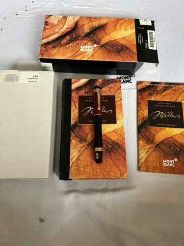 Montblanc Friedrich Schiller Writers LE, Fountain Pen, M Nib-New - 第 9/12 張圖片