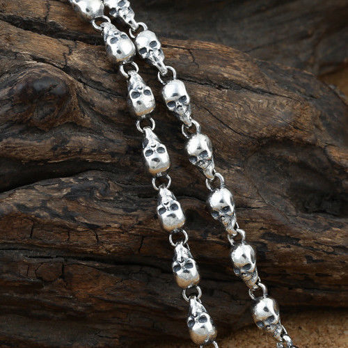Stanley Guess .925 Sterling Silver Gothic Skull Mini Sword Stanley Guess .925 Sterling Silver Gothic Skull Mini Sword