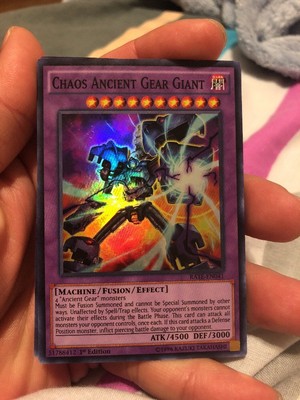 Super Rare Chaos Ancient Gear Giant RATE-EN041 Yugioh Nm