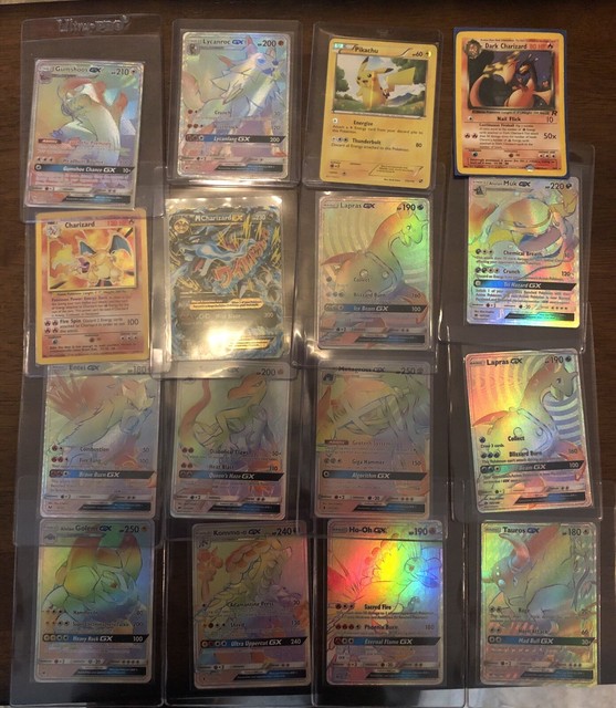 Pokemon Card Lot 10 Official Tcg Cards Ultra Rare Included Gxexmegaor Secret