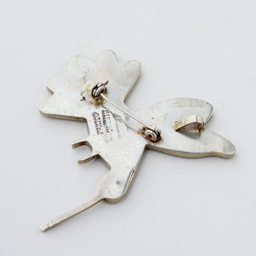 Silber Brosche Perlmutt Kolibri 12,6 g - Picture 5 of 5