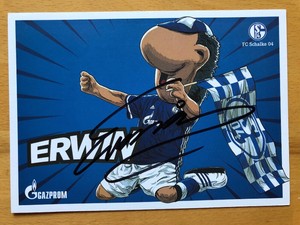 Mascot Erwin Ak FC Schalke 04 Autograph Card 2017-18 ...