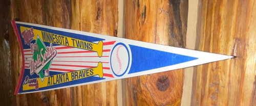 "Banderín de la Serie Mundial de los Mellizos de Minnesota 1991 - 30""" - Imagen 3 de 3