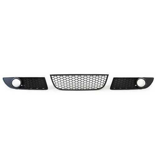 Inserto griglia radiatore a nido d'ape + mascherine fendinebbia per VW Polo 9N3 - Foto 2 di 2