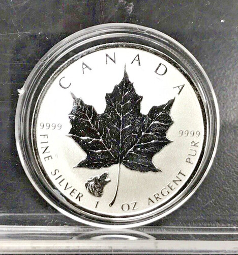 2016 Canada Maple Leaf Wolf Privy 1oz. .9999 Silver Coin with Capsule