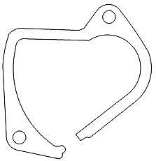 GASKET, THROTTLE CASE