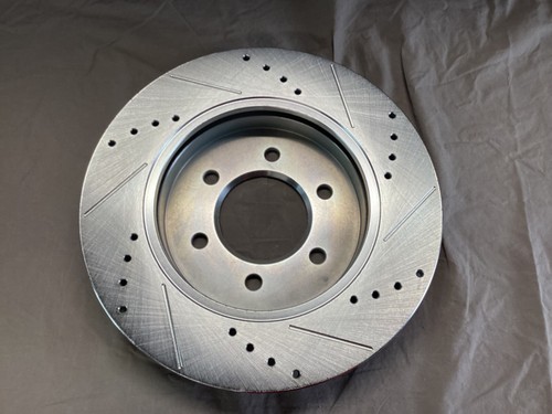 Rotor de freno perforado y ranurado Powerstop Power Stop AR8596XL rendimiento extremo - Imagen 6 de 9