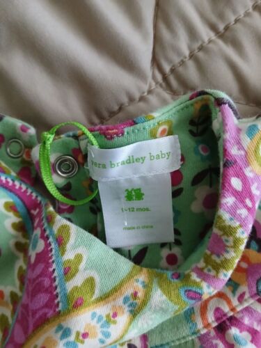 Vera Bradley Baby Tutti Fruit Paisley 9-12 Months Ruffled Dress - Picture 3 of 4