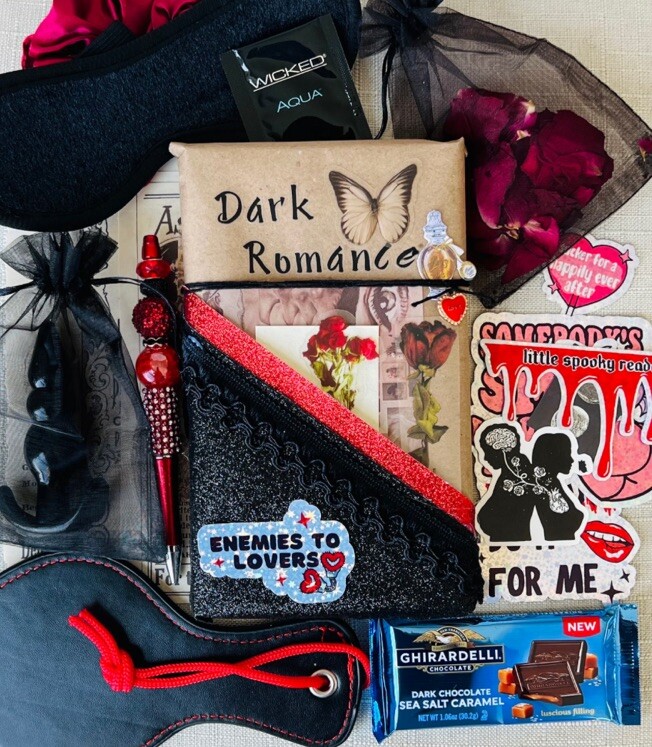 DARK Romance Themed Blind Date BOOK Gift Box (BOOK, STICKER