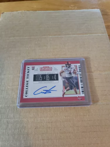 2019 Contenders Draft Picks Antoine Wesley College Ticket Auto