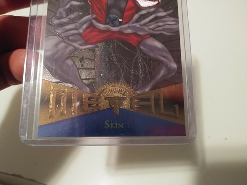 2020 Upper Deck Marvel X-Men Metal Universe 1995 Buybacks 06/10 SKIN - Picture 5 of 6