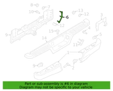 Ford OEM 2015-2020 F150 Front Bumper Bracket Stud Plate ML3Z17C886C New NOS