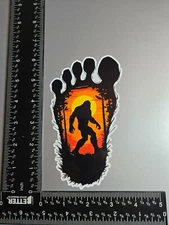 Awesome Sasquatch Yeti Bigfoot Decal  Car Truck Window Bumper